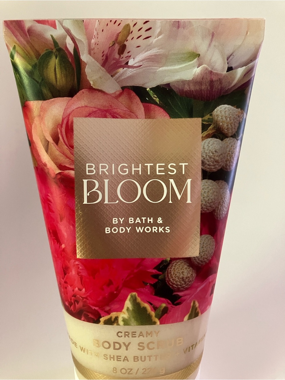 FIRM ! BRIGHTEST BLOOM Creamy Body Scrub Bath & Body Works NEW !